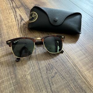 Ray Ban Clubmaster Classic Polarized Sunglasses